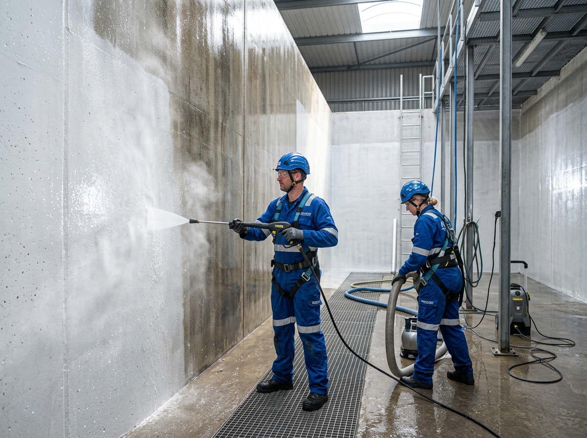 Commercial Water Tank Cleaning